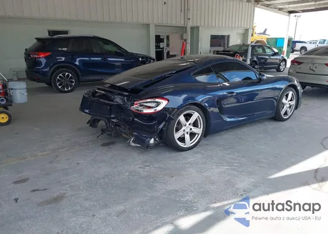 2014 Porsche Cayman from USA, damaged, VIN WP0AA2A85EK171324